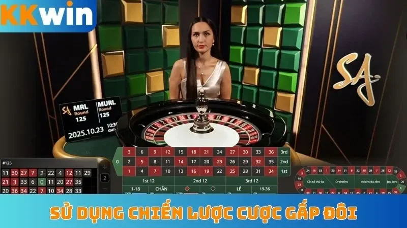 Sử dụng chiến lược cược gấp đôi